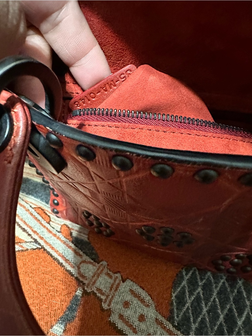 CHRISTIAN DIOR❤️🌟 LIMITED MINI LADY DIOR EMBOSSED LEATHER W/ BLACK HARDWARE⭐️ - Picture 12 of 12